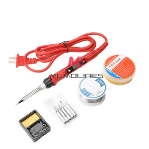 Kit Saldatore 80W Kit Pistola Saldante Digitale LED con Punte Ferro Filo Flusso Pasta - Foto 1 di 26