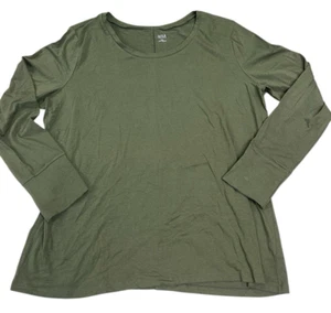A.N.A. Damen Langarmshirt Army Grün XXL 2XL Neu f11 - Bild 1 von 6