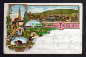 120838 AK Bad Dürkheim Litho 1902 Schlosskirche Colonade Kinderheilstätte - Bild 1 von 2