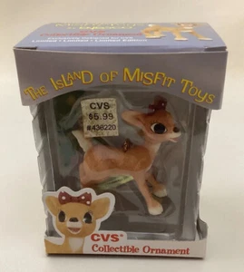 * CLARICE * REINDEER Ornament Rudolph Island of Misfit Toys CVS  Rare - Picture 1 of 2