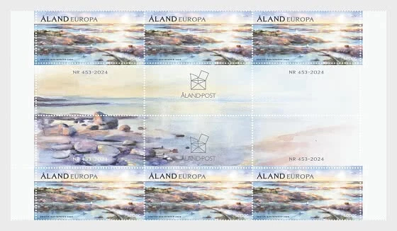Aland 2024 finland View Islands SEPAC Main Tourist Attraction 6v  Gutter Strip - Image 1 of 1