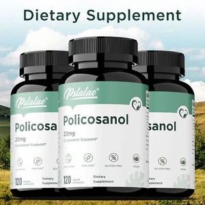 Policosanol 20mg- with 50% Octacosanol -Cardiovascular Health, Blood Circulation - Picture 1 of 14
