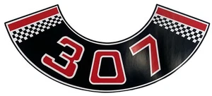 DOOR TAILGATE BACK WINDOW MANCAVE ICONIC HOLDEN CHEVROLET CHEVY CHEV 307 STICKER - Picture 1 of 2