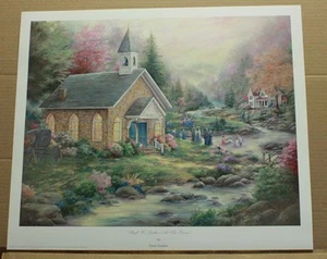 Sollen wir uns am Fluss versammeln von Paula Vaughan Taufe religiöse Landkirche - Bild 1 von 3