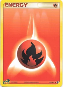 FIRE ENERGY 108/109 EX Ruby & Sapphire Pokemon ENERGY WOTC Card EX - Picture 1 of 2