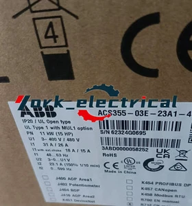1PC ABB ACS355 new original ACS355-03E-23A1-4 inverter Fast delivery - Picture 1 of 1