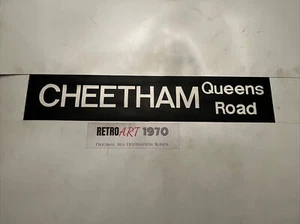 Cheetham Queens Road - Manchester 1.5 1976 Busjalousie 35"" - Geschenk - Bild 1 von 7