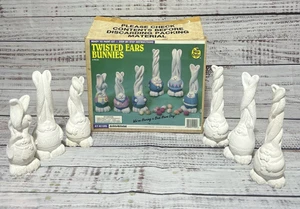 Nuevo Vintage Wee Crafts Orejas Retorcidas Conejitos Conejito de Pascua Acento Decoración - Imagen 1 de 8