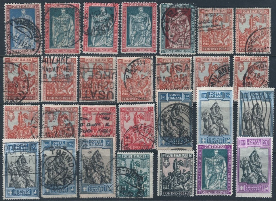 ITALY #201-10 1928 Emanuele Filiberto Set MNH/MH/Used - Image 1 of 1