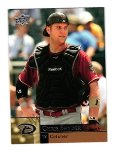 2009 Upper Deck #507 Chris Snyder Arizona Diamondbacks - Picture 1 of 2