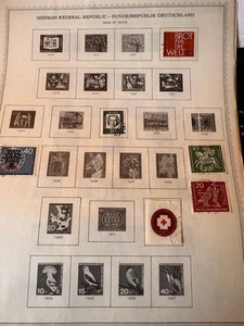 Estampillas alemanas de la década de 1960 - 43 estampillas - usadas - Imagen 1 de 12