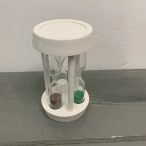 Pampered Chef  Hourglass Minute Timer #1792 1/3/5 Min Timer Board Game Tea - Picture 1 of 5