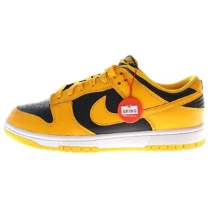 NIKE Men 8.5US Dunk Low Retro Chionship Gold Cut Sneakers Shoes Black/Yellow U - Picture 1 of 6