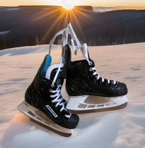 Bauer X-LP Größe 12Y Jugend Mittelstufe Eishockey Schlittschuhe - Bild 1 von 14