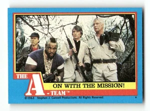 1983 Topps A-Team 48 On with the Mission! BXCP56 - Picture 1 of 2