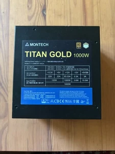 Montech Titan Gold 1000W ATX 3.0 Power Supply - Afbeelding 1 van 5