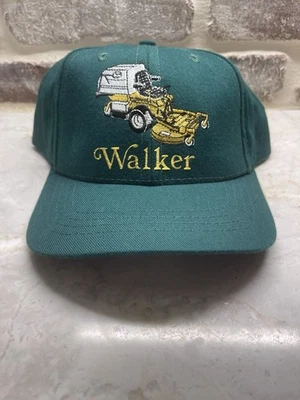 Sombrero cortacésped vintage verde y amarillo - nuevo stock antiguo Foto 1 de 4