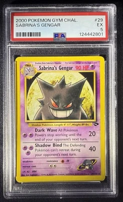 2000 - Sabrina's Gengar 29/132 Gym Challenge Regular PSA 5 - Image 1 of 2