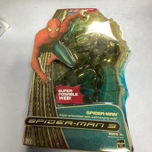 New SPIDER-MAN 3 Super Articulated Poseable Web Black Costume Action Figure 2007 - Picture 1 of 3