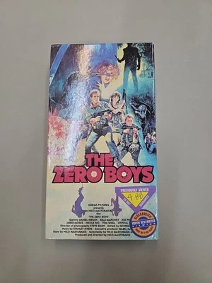 The Zero Boys (VHS, 1987) cult action w/ Kelli Maroney, Lightning Video, RARE - Image 1 of 4