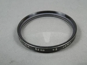 SOLIGOR 52mm Nahlinse +2, Top-Zustand, Glas einwandfrei - Picture 1 of 1