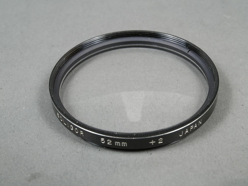 SOLIGOR 52mm Nahlinse +2, Top-Zustand, Glas einwandfrei - Image 1 of 1
