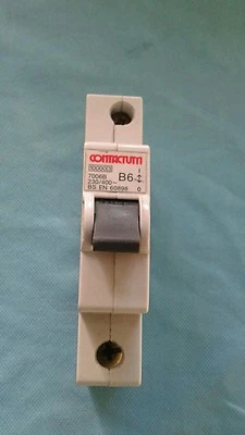 CONTACTUM 7006B 6A B TYPE MCB