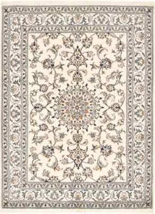 Original Perserteppich Nain Kashmari Neuer Teppich 203 cm x 147 cm Top Zustand - Bild 1 von 8