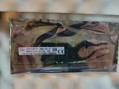 DELL 917VK 128gb (1x128gb) 2666mhz Pc4-21300 Cl19 Ecc Registered Octa Rank X4 UR - Bild 1 von 3