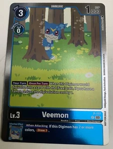 Veemon P-117 Promo Digimon Beginning Observer Pre-Release Participant NM - Bild 1 von 2