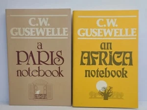 (2) SIGNED First Editions Paris Notebook & Africa Notebook by C. W. Gusewelle - Picture 1 of 19