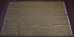 3/4 yard 100% cotton fabric Debbie Mumm yellow brown cheveron herringbone - Picture 1 of 4