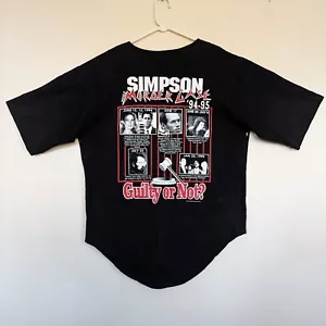 Vintage OJ Simpson Trial XL Shirt Dateline Double Murder Case Guilty Or Not 1995 - Bild 1 von 8