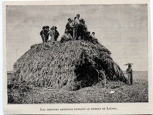 1891  --  ARBITRES AMATEURS AU COMBAT DE LIGNOL B945 - Picture 1 of 1