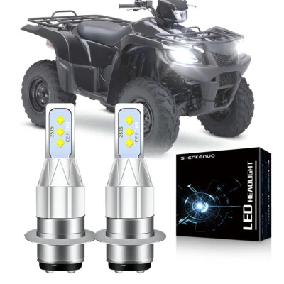 Kit de bombillas LED blancas para Suzuki King Quad 700 2005 2006 2007 -2x 6000K Foto 1 de 4