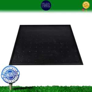 GOLF GUMMI BODENWANNE FÜR DRIVING RANGE MATTE ÜBUNG SCHLAGMATTE 150 CM X 150 CM - Bild 1 von 2