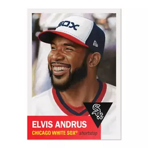 2023 Topps Living Set Card 652 Elvis Andrus - Free Shipping Always! - Picture 1 of 2