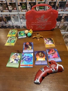 Bakugan Battle Brawlers 4x Lot w/ Case TCG Cards Gun Launcher Aus ππ² Seller - Picture 1 of 12