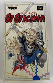 Nintendo Super Famicom SFC Go Go Ackman Japan Version w/ Box and Manual 2183 SP