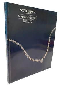 Sothebys New York MAGNIFICENT JEWELRY 12 & 13 Apr 1989 Auction Catalog - Picture 1 of 5