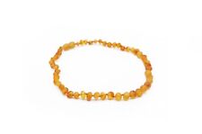 Raw Baltic Amber BRACELET or NECKLACE for ladies and men. Yellow Honey color
