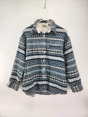 Chaqueta vintage Boundary Waters azul 100 % acrílico para mujer talla L Foto 1 de 4