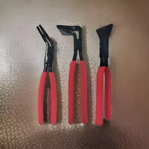 (3) Metal Hand Seamer Straight Jaw Manual Metal Bender Sheet Metal Bending Plier - Picture 1 of 7