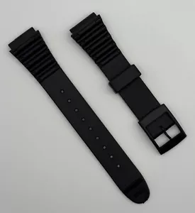 Cinturino orologio 18mm vintage Timex NERO MAX SPORTS QUARZO TX648111 - NUOVO VECCHIO MAGAZZINO! - Foto 1 di 5