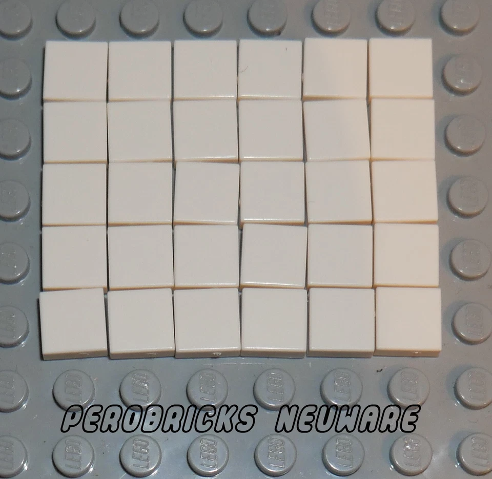 Lego 30 x Fliese/Fliesen 1x1 weiss #3070b NEUWARE - Bild 1 von 1
