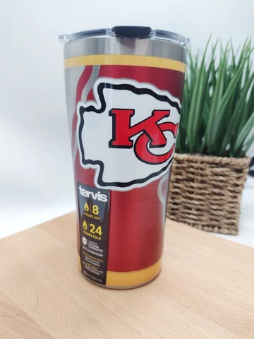 Tervis - Rush 20oz Stainless Steel tumbler - NFL - Kansas City Chiefs Cover