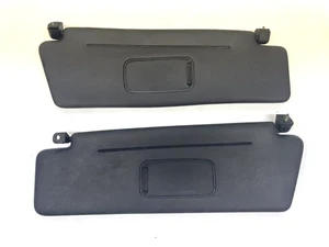 1995 - 1999 BMW E36 Convertible Black Left & Right Sun Visor Set Shade OEM Used - Picture 1 of 8