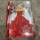 2018 Holiday Barbie Doll 30th Anniversary Red Dress Blonde Frn69 New Sealed