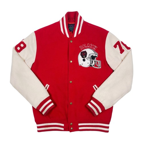 SUPREME Mishka Mnka Death Adders Lana Calcio Varsity Giacca Uomo Medium