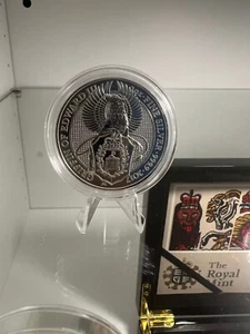 Griffin of Edward III. 2 oz The Queen`s Beasts Silber Münze Großbritannien 2017 - Bild 1 von 1